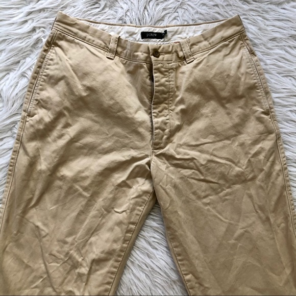 J.Crew khaki button up pants, size 35x27 - Picture 2 of 8